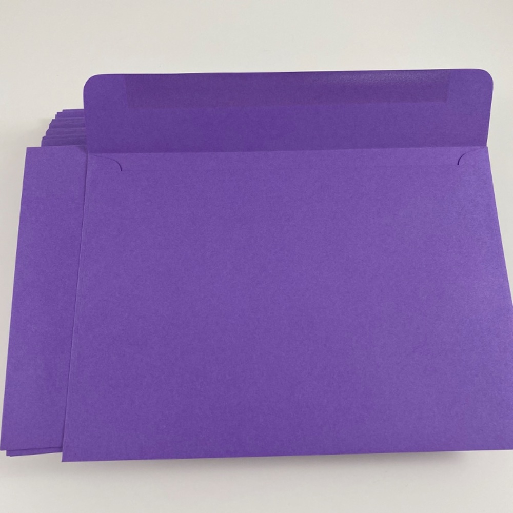 Custom Purple Oversized Envelopes - Picture 2 of 2